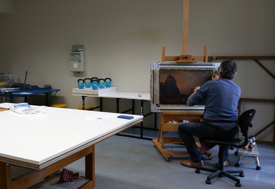 Atelier de restauration de peintures et arts graphiques