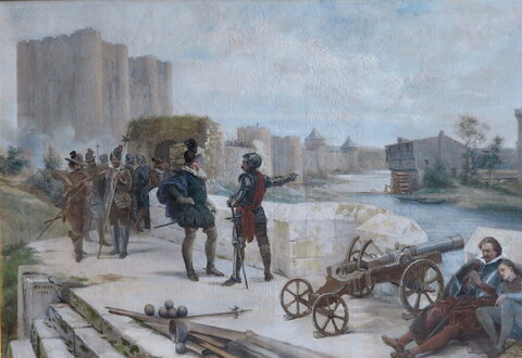 Midi au musée : Le siège de Niort le 24 juin 1569 par Ch. Escudier, 1901} - 