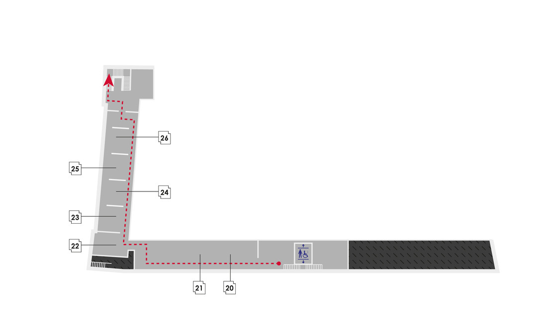 Plan du 2e étage du musée Bernard d'Agesci