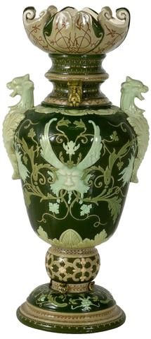 Vase en faïence de Partenay par Henri Amirault
