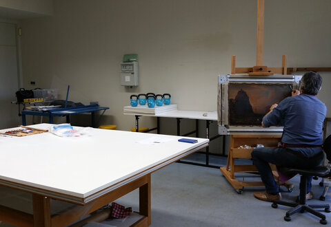 Atelier de restauration de peintures et arts graphiques