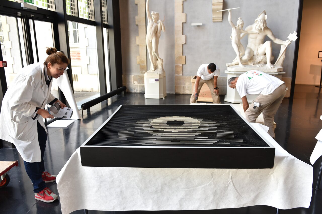 Dans les coulisses de l’exposition « HG Clouzot : un réalisateur en œuvres » ©Bruno Derbord