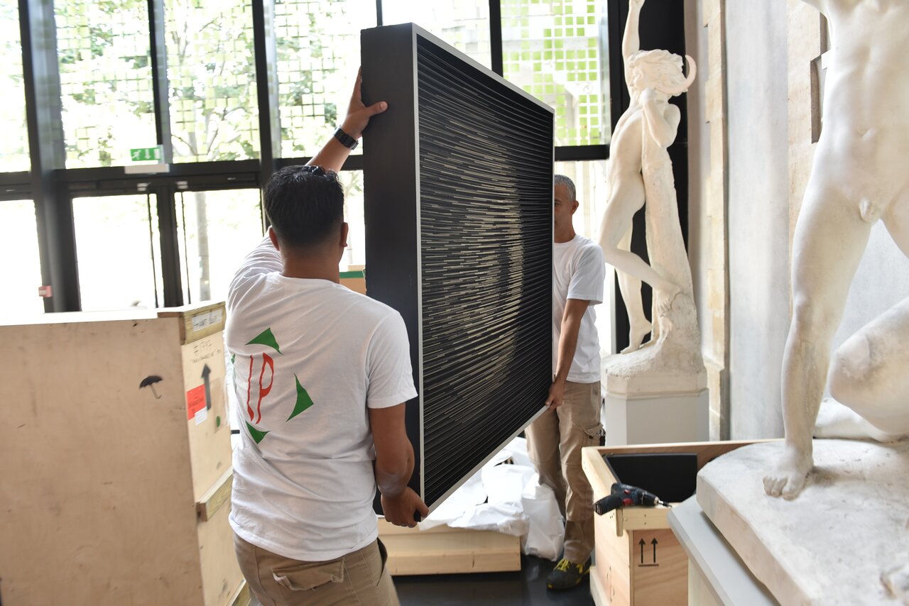 Dans les coulisses de l’exposition « HG Clouzot : un réalisateur en œuvres » ©Bruno Derbord